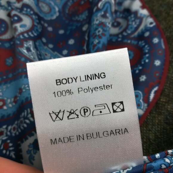 Joseph Turner Yorkshire Gilet Waistcoat Moon Tweed Wool Green Sz 46 - Picture 6 of 10